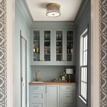 Allen Medium Round Flush Mount