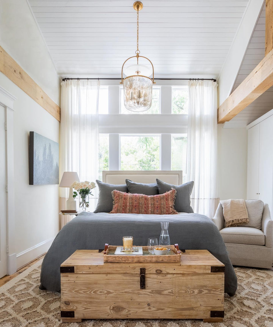 Lorford Large Smoke Bell Lantern, a premium Lantern light by Visual Comfort & Co. Close - up image of its design.