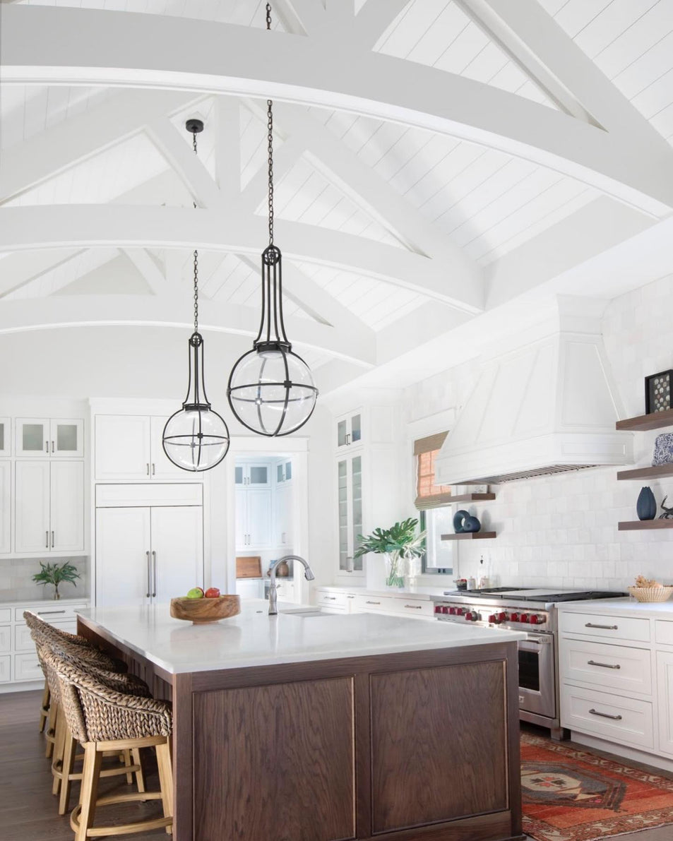 Gracie Large Captured Globe Pendant