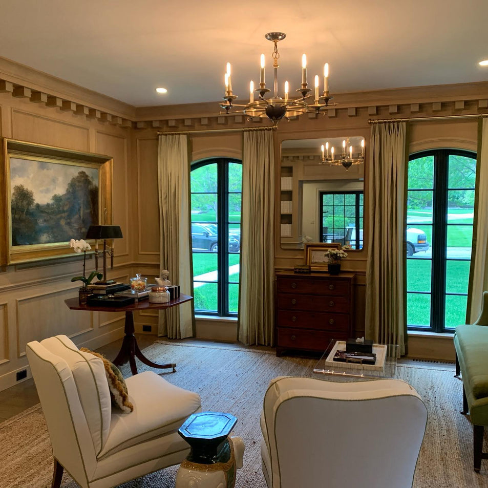 Leaf and Arrow Large Chandelier