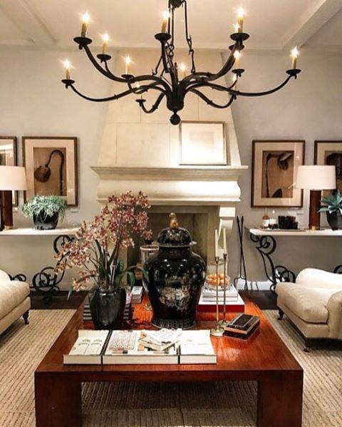 Allegra Large Two-Tiered Chandelier