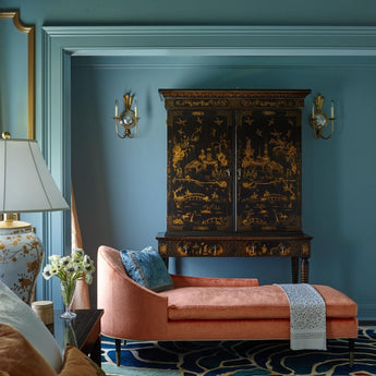 Gramercy Large Double Sconce, a premium Decorative light by Visual Comfort & Co. Close - up image of its design.