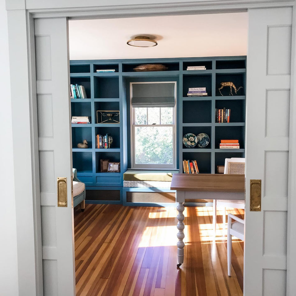 Dot 16" Flush Mount, a premium Flush Mount light by Visual Comfort & Co. Close - up image of its design.