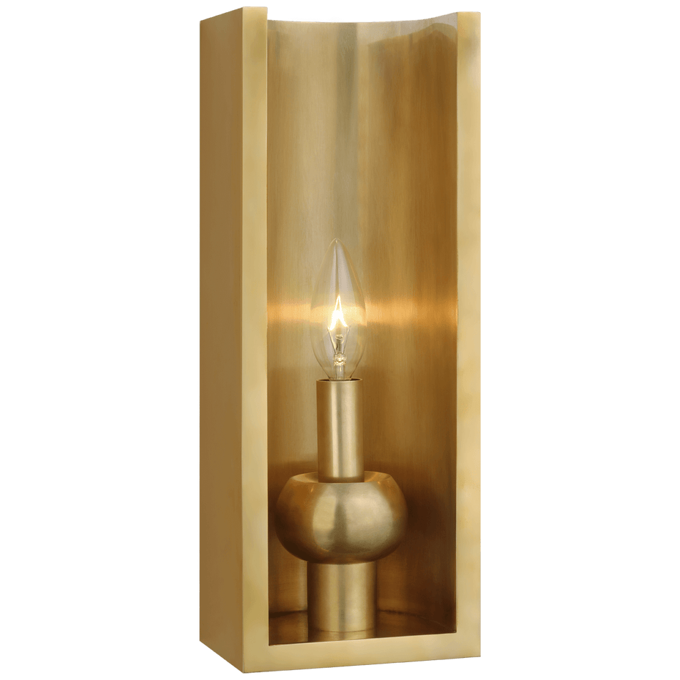 Comtesse Medium Shield Sconce, a premium Decorative light by Visual Comfort & Co. Close - up image of its design.