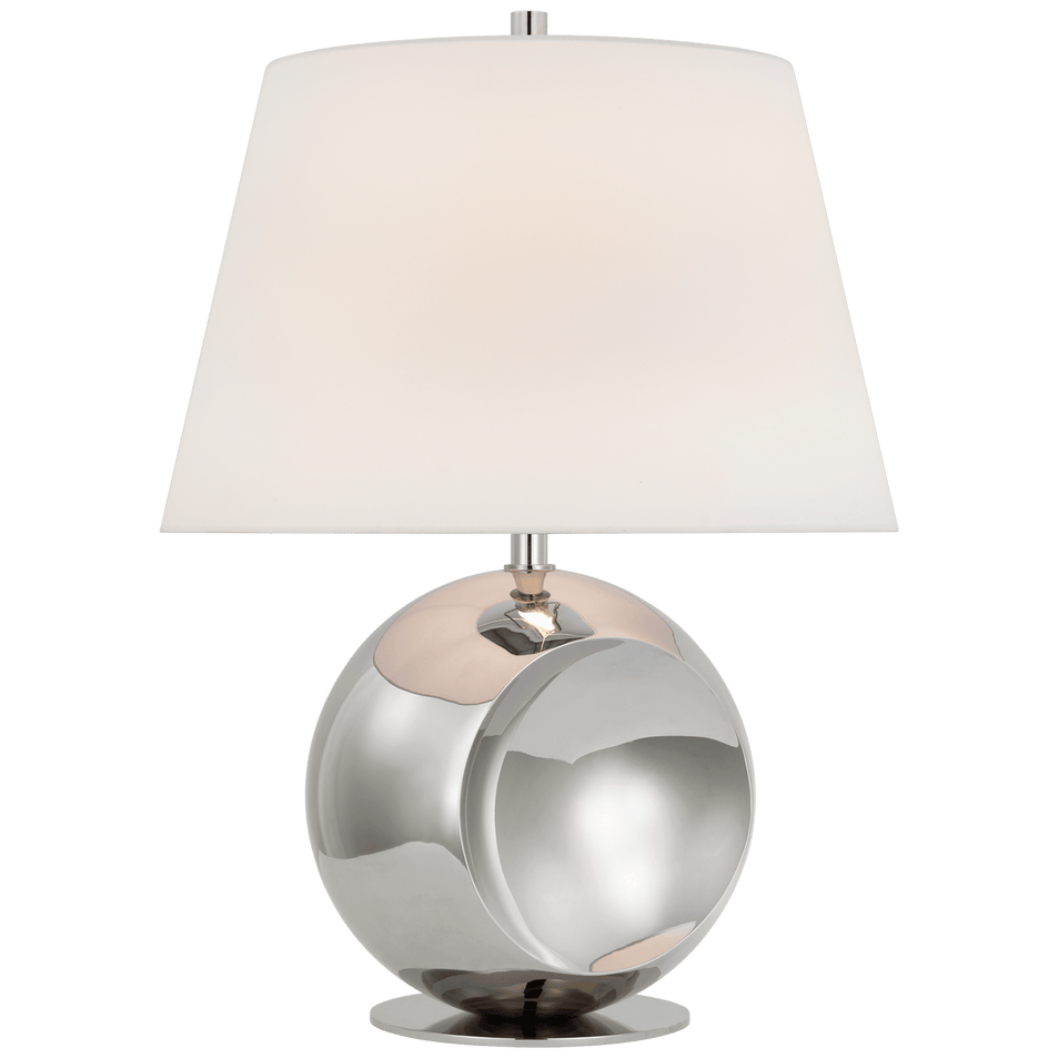 Comtesse Medium Globe Table Lamp, a premium Decorative light by Visual Comfort & Co. Close - up image of its design.