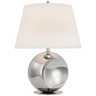 Comtesse Medium Globe Table Lamp, a premium Decorative light by Visual Comfort & Co. Close - up image of its design.