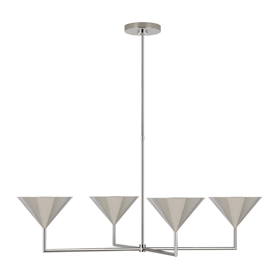 Orsay XL Chandelier, a premium Chandelier light by Visual Comfort & Co. Close - up image of its design.