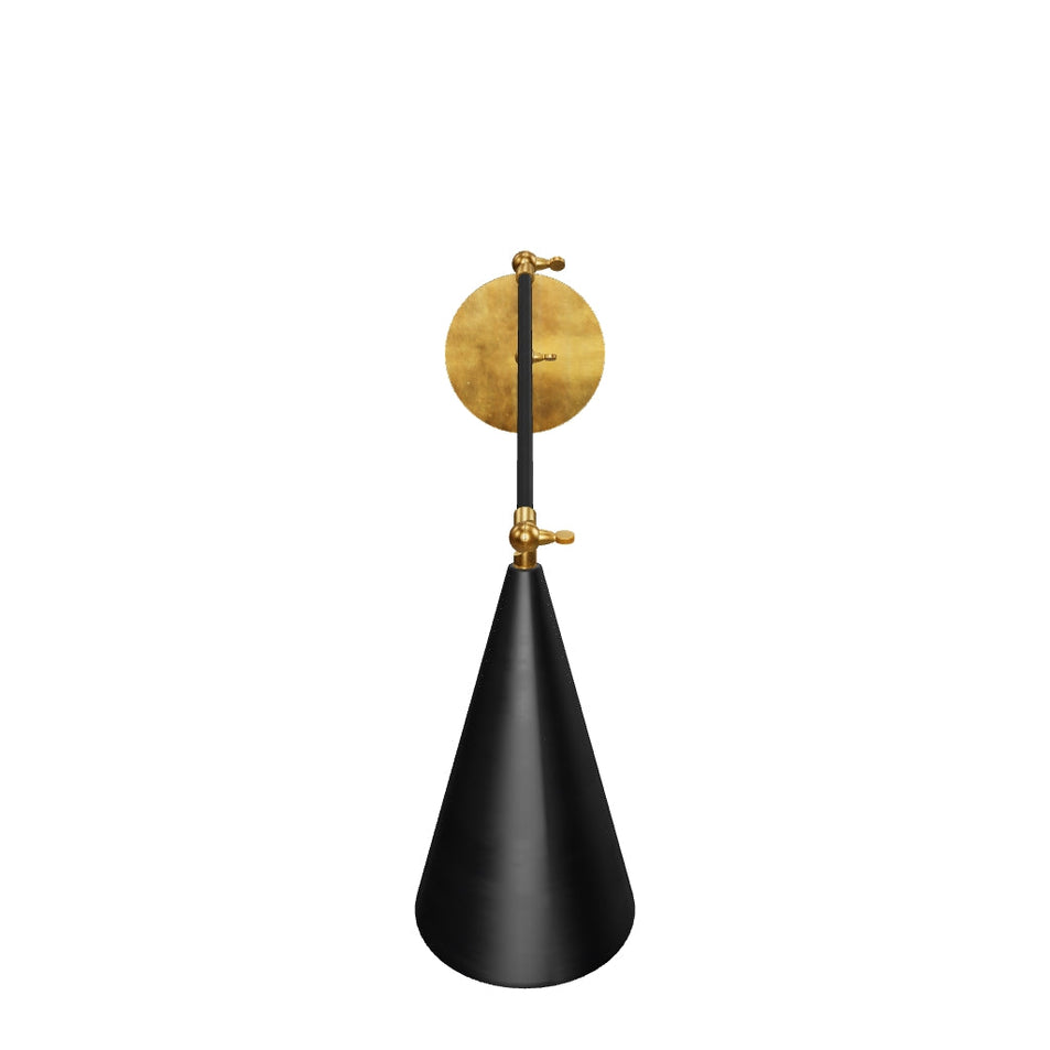 Clemente Double Arm Library Sconce 3D Model