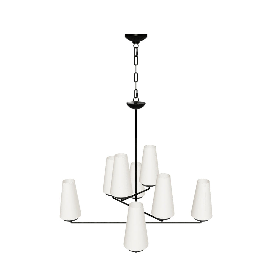 Fontaine Large Offset Chandelier 3D Model