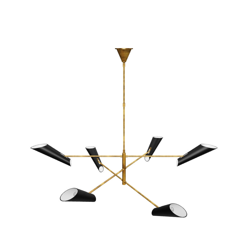 Franca Large Pivoting Chandelier 3D Model