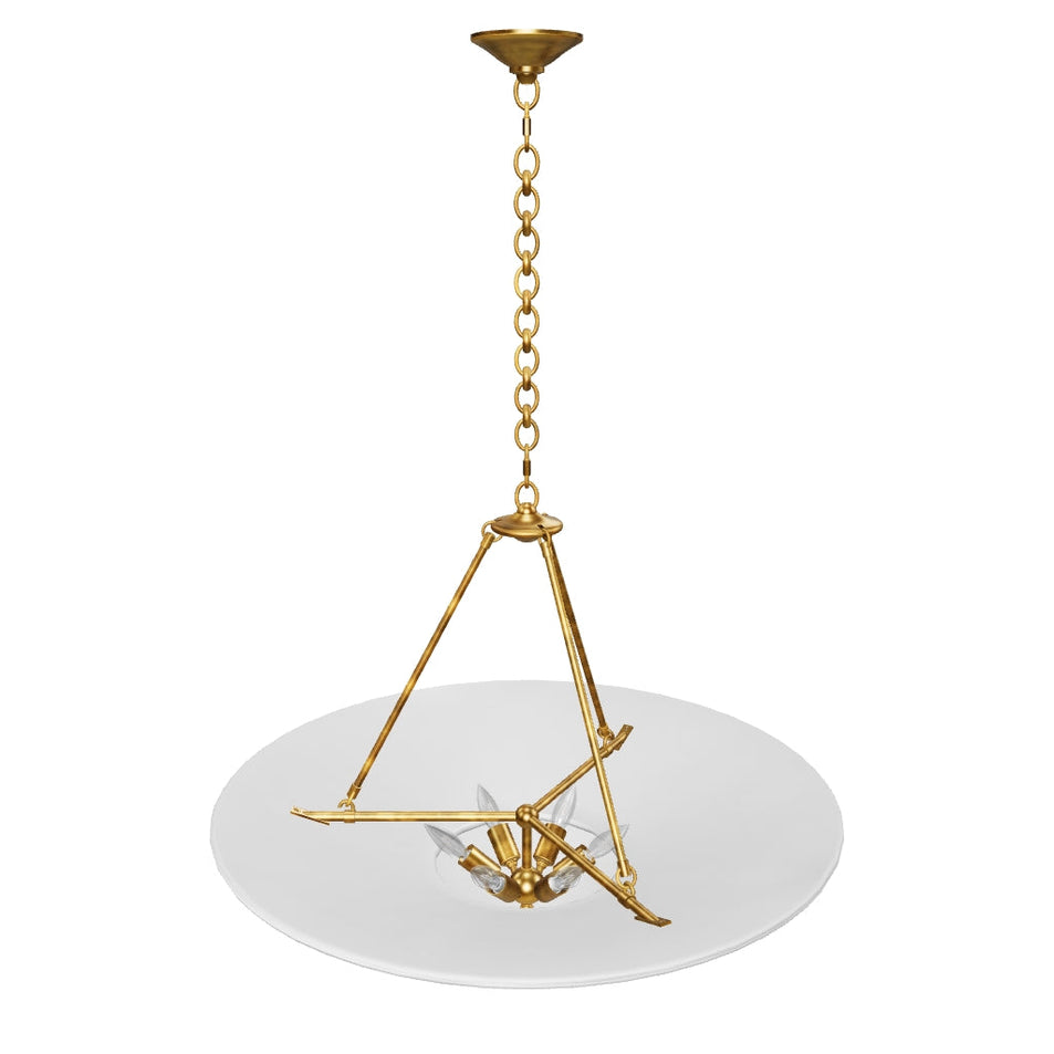Mollino Large Tiered Chandelier 3D Model
