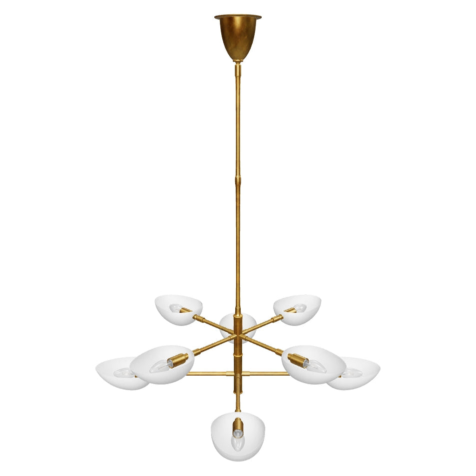 Graphic Large Two-Tier Chandelier 3D Model