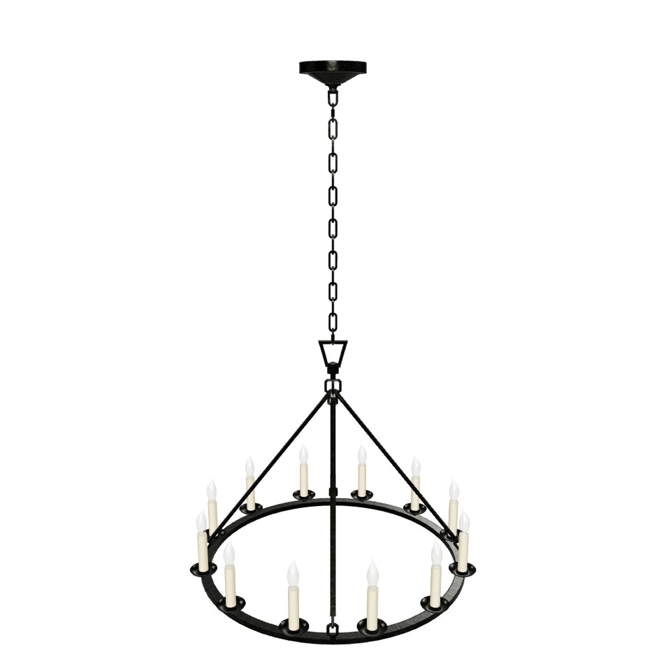 Darlana Medium Single Ring Chandelier 3D Model