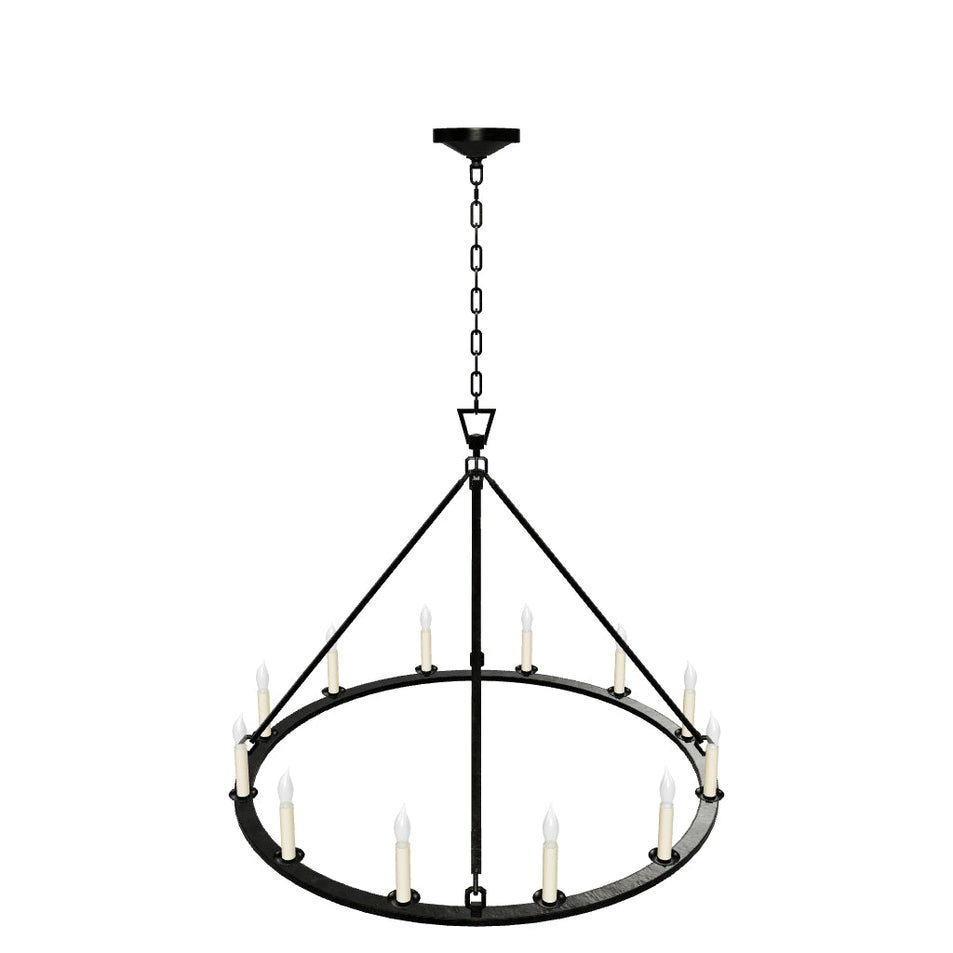 Darlana Large Single Ring Chandelier 3D Model