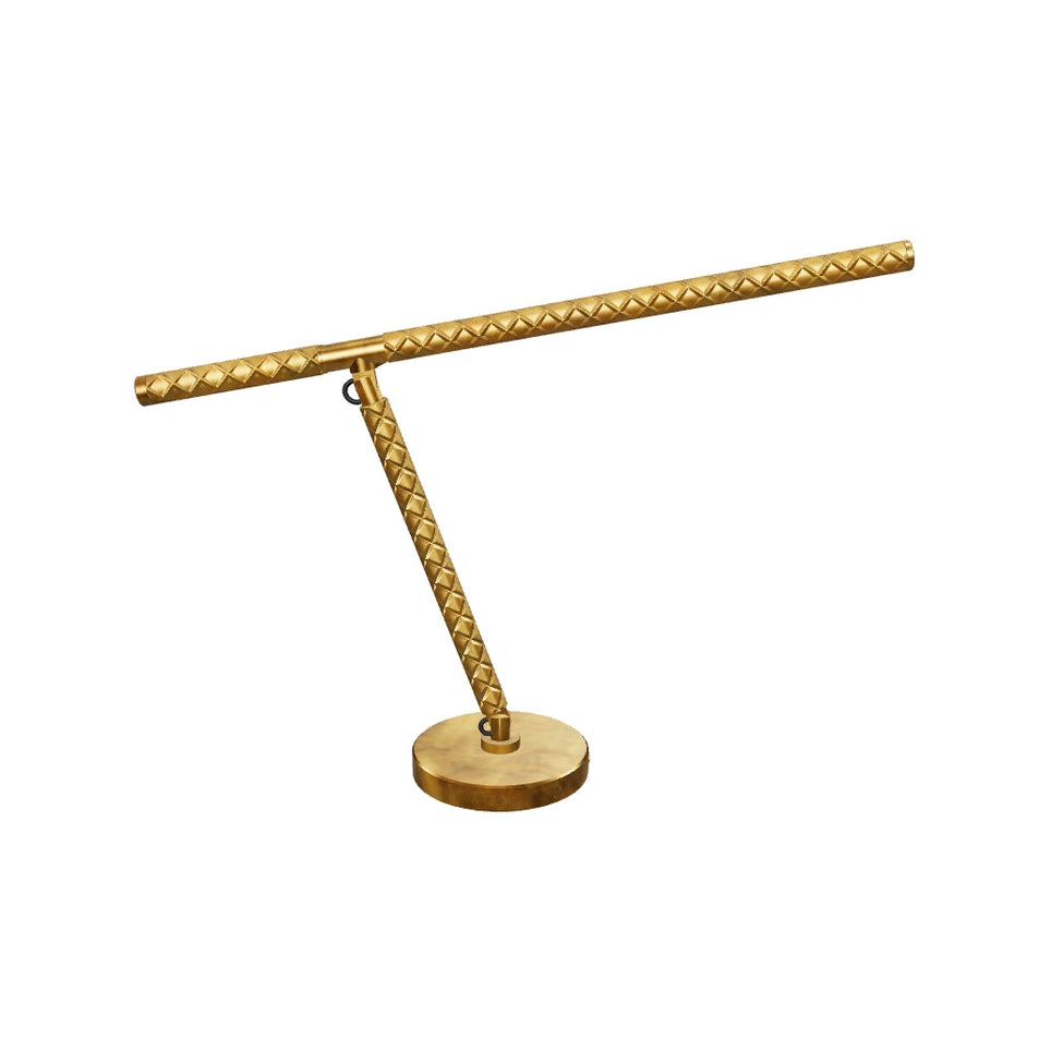 Barrett Knurled Boom Arm Desk Light 3D Model