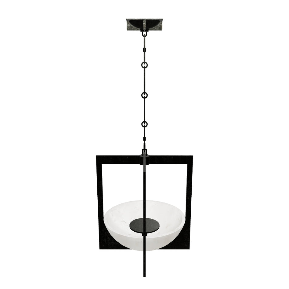 Michaela Small Wide Chandelier 3D Model