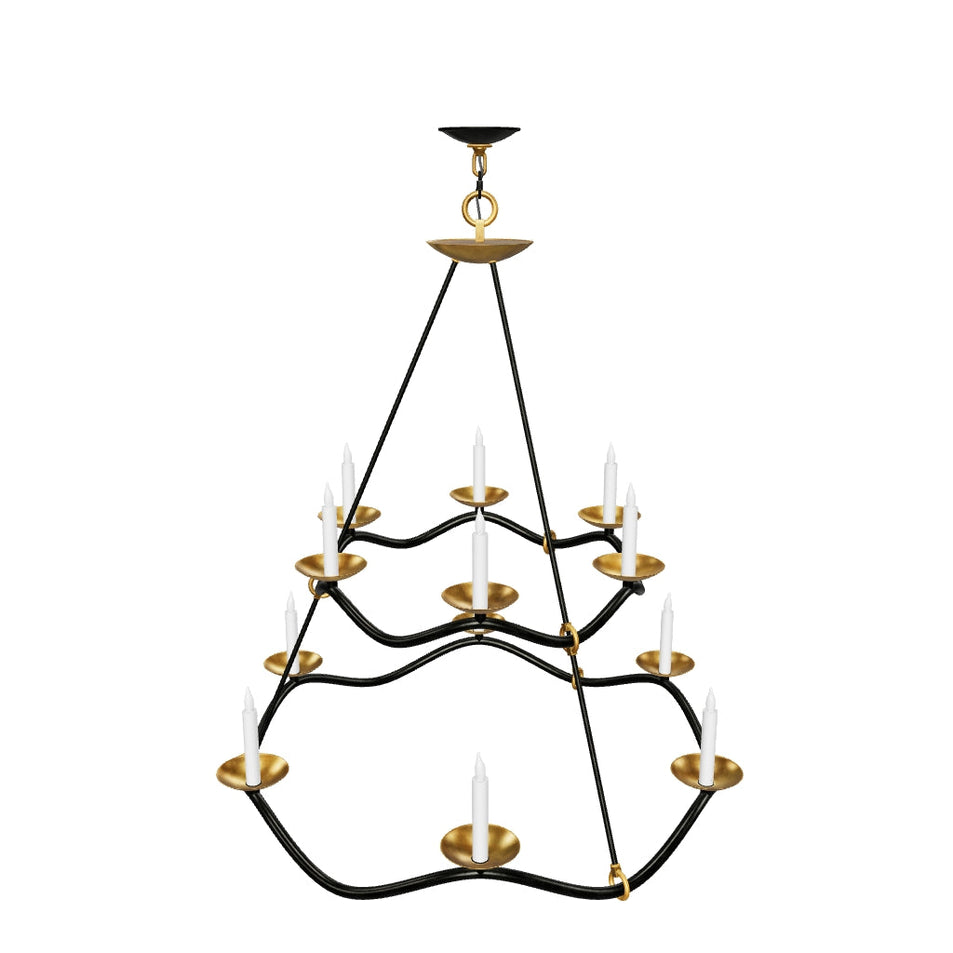 Choros Two-Tier Chandelier 3D Model