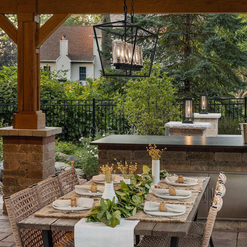 Alford Place 6 Light Outdoor Linear Pendant