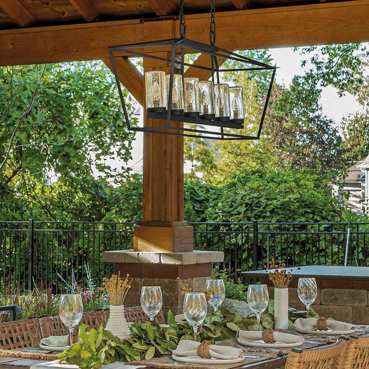 Alford Place 6 Light Outdoor Linear Pendant