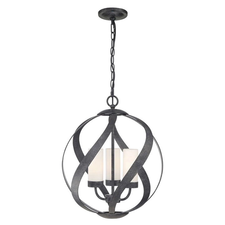 Lampadario da Esterno Blacksmith a 3 Luci