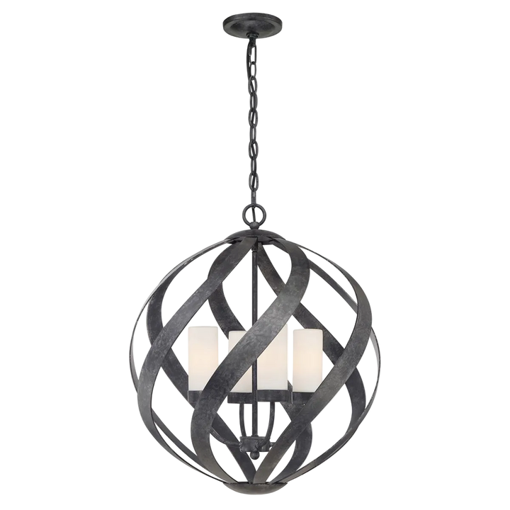 Lampadario da Esterno Blacksmith a 4 Luci