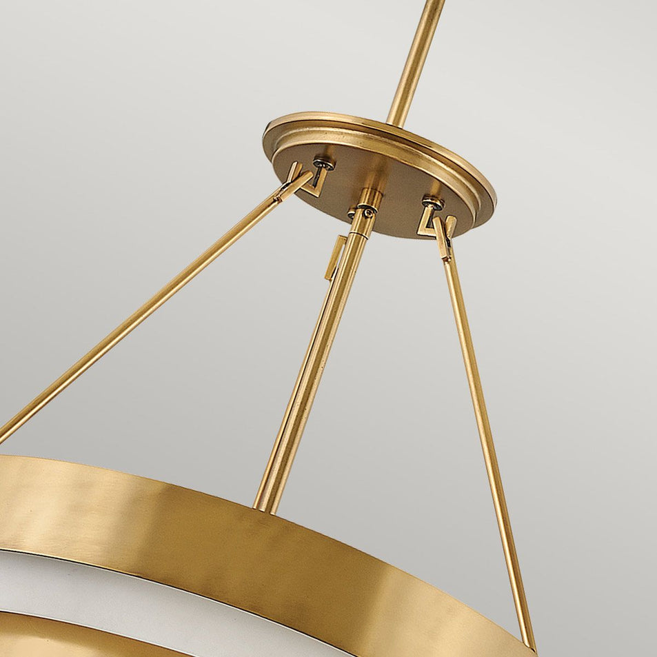 Echelon 4 Light Pendant - Heritage Brass