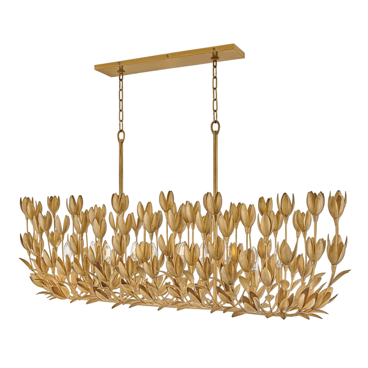 Lampadario lineare Flora 10 lt