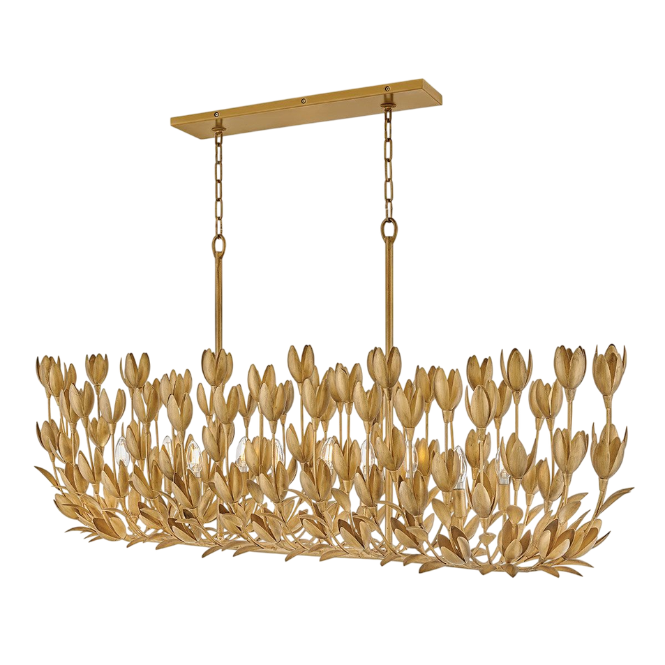 Lampadario lineare Flora 10 lt
