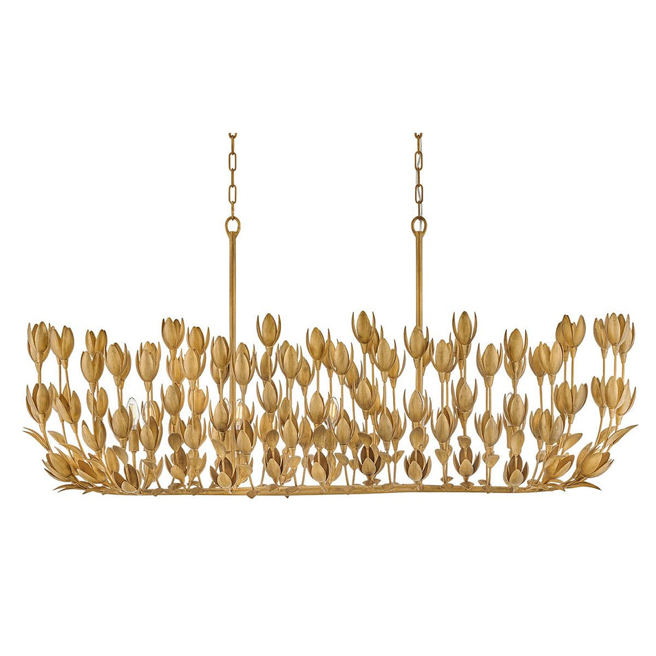 Lampadario lineare Flora 10 lt