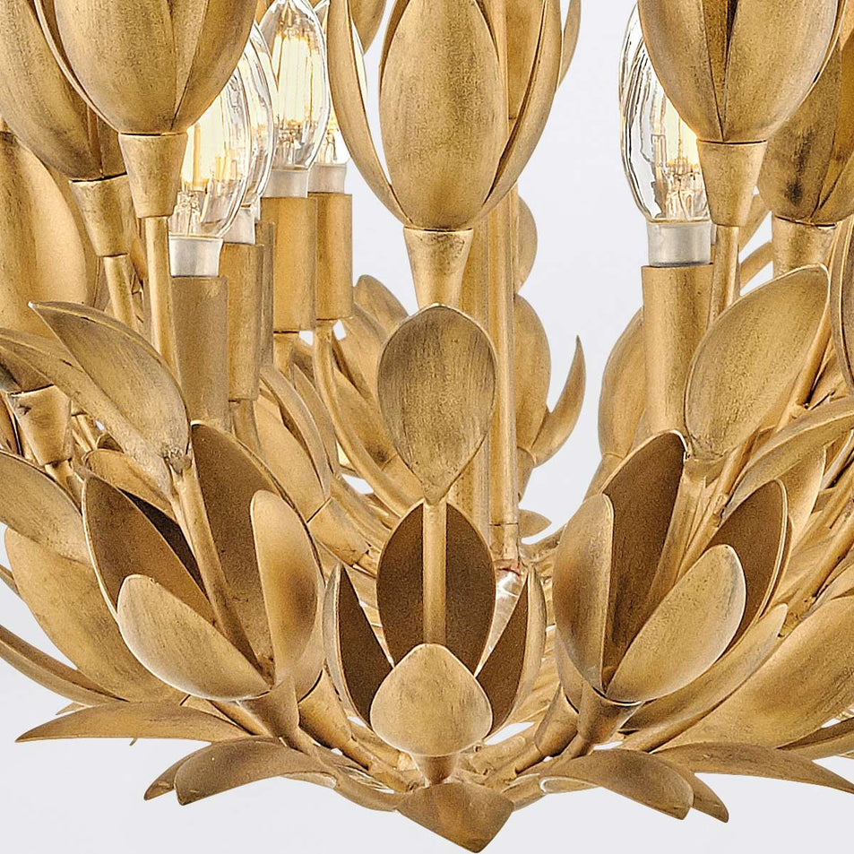 Lampadario lineare Flora 10 lt