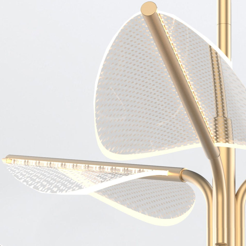Lampadario a LED Floriana a 8 foglie grande
