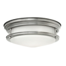 Antique Nickel / Opal Etched Glass