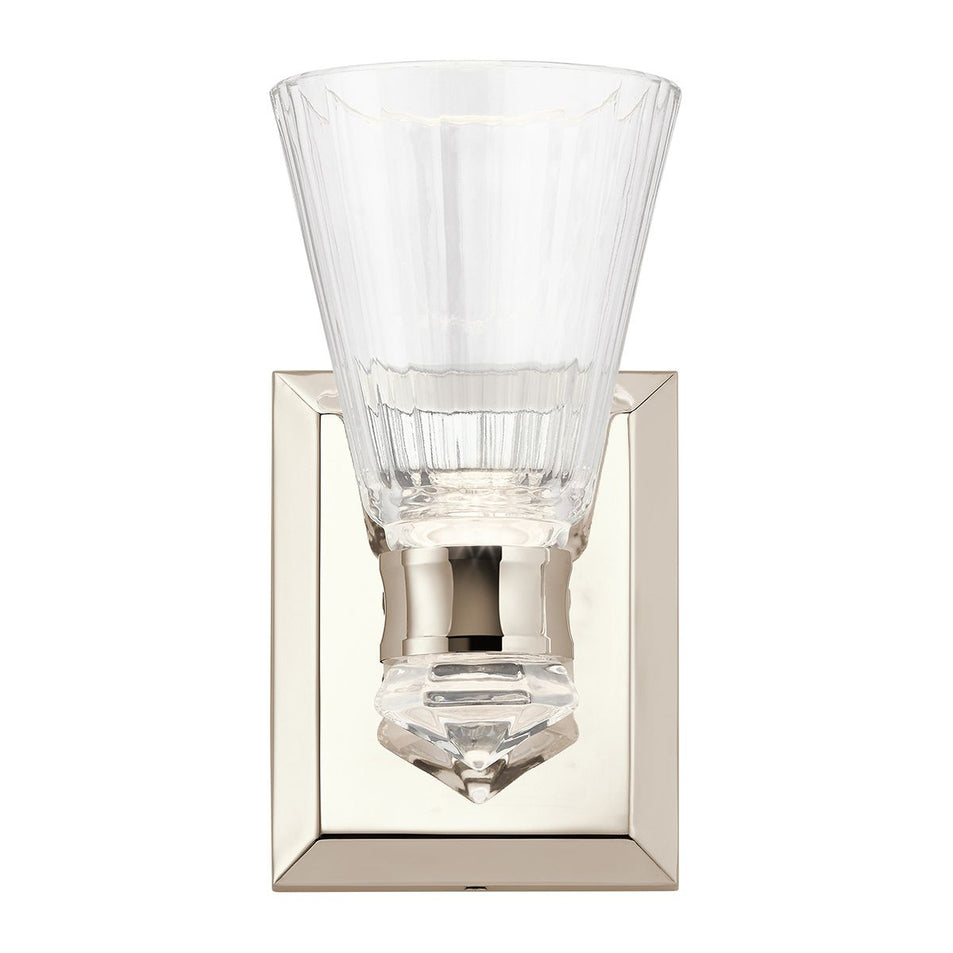 Lampada da parete a doppia illuminazione Kayva LED 1 braccio