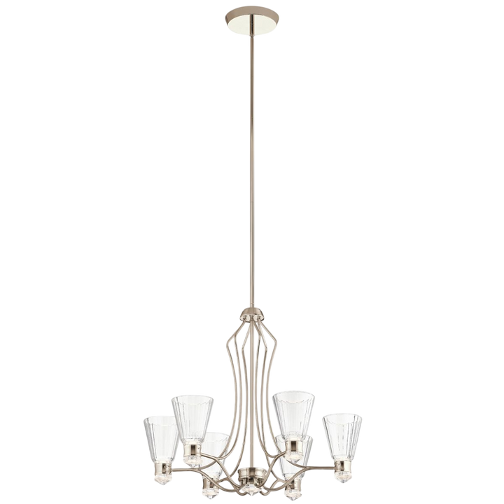 Lampadario a LED Kayva da 13 luci e 6 bracci