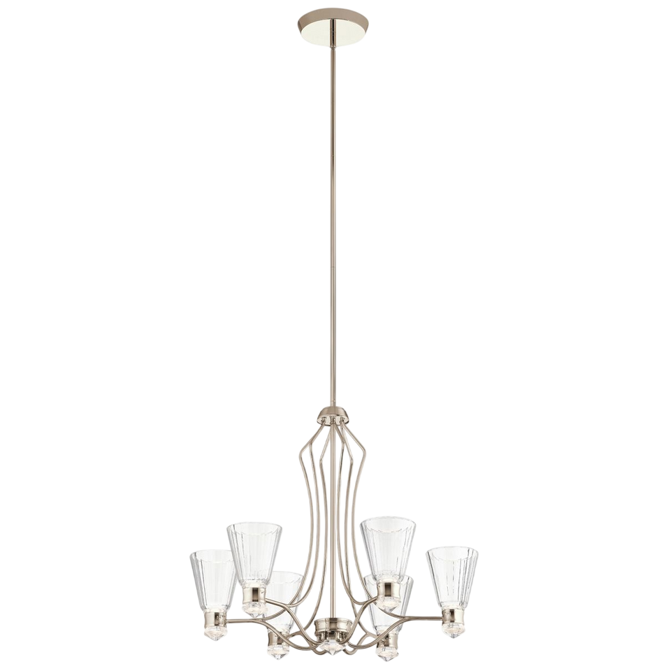 Kayva LED 13 Light 6 Arm Chandelier