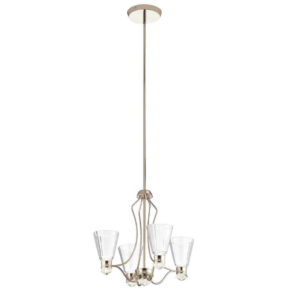 Kayva LED 9 Light 4 Arm Chandelier