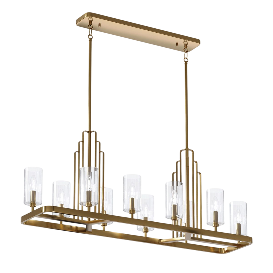 Kimrose 10 Light Linear Chandelier
