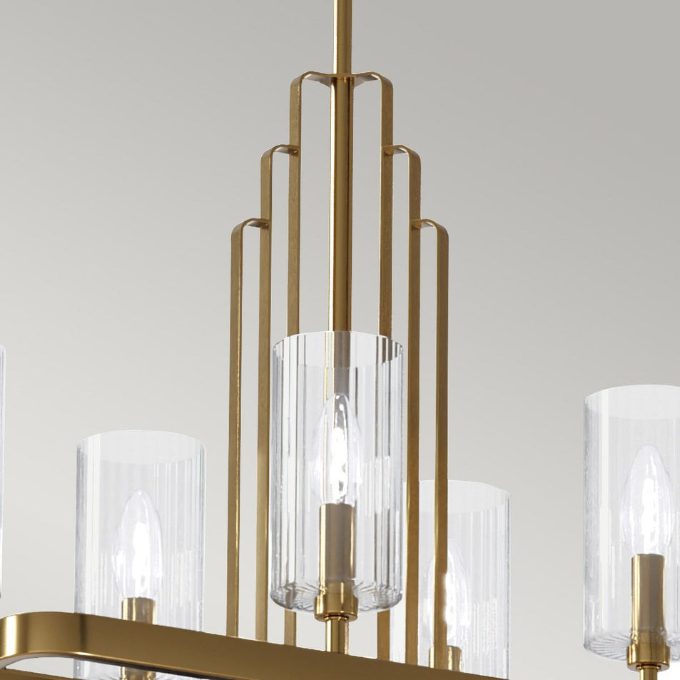 Kimrose 10 Light Linear Chandelier
