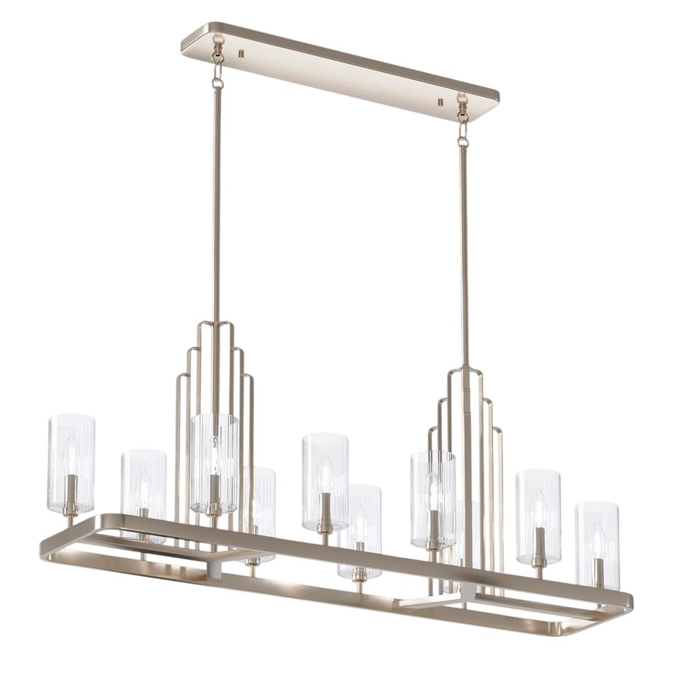 Kimrose 10 Light Linear Chandelier