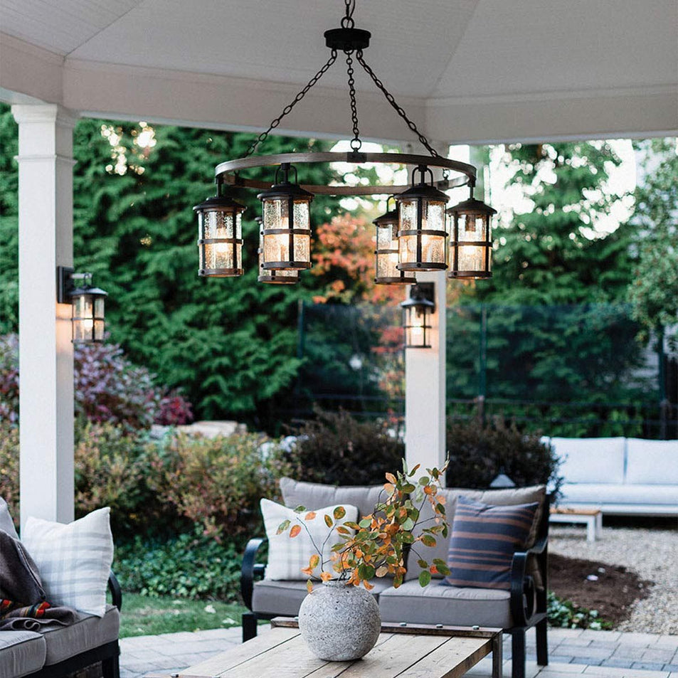 Lakehouse 6 Light Outdoor Chandelier