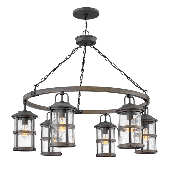 Lakehouse 6 Light Outdoor Chandelier