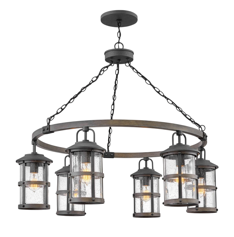 Lakehouse 6 Light Outdoor Chandelier