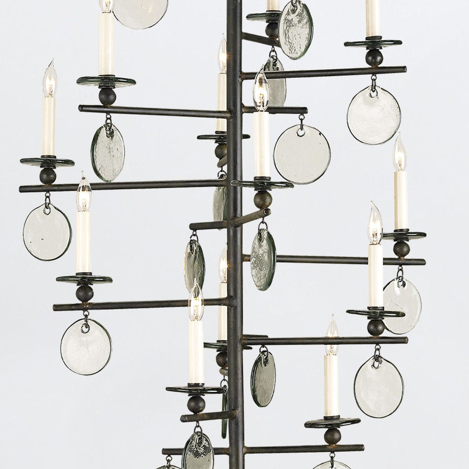 Lampadario lungo Sethos 12 lt