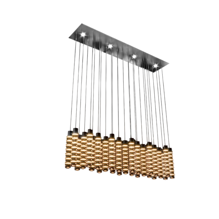Lampadario rettangolare Black&More