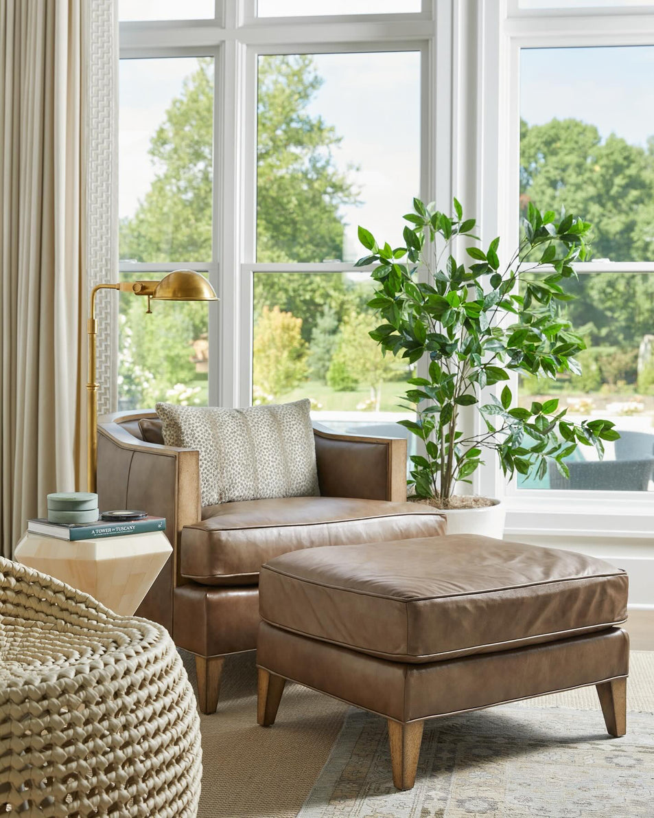 Fairfield Pharmacy Floor Lamp, a premium Functional light by Visual Comfort & Co. Close - up image of its design.