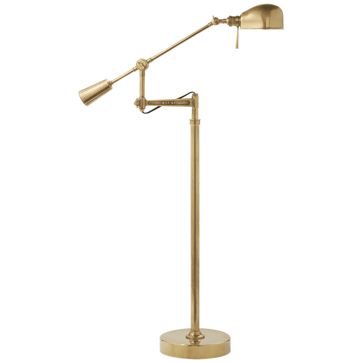 RL '67 Boom Arm Floor Lamp, a premium Functional light by Visual Comfort & Co. Close - up image of its design.