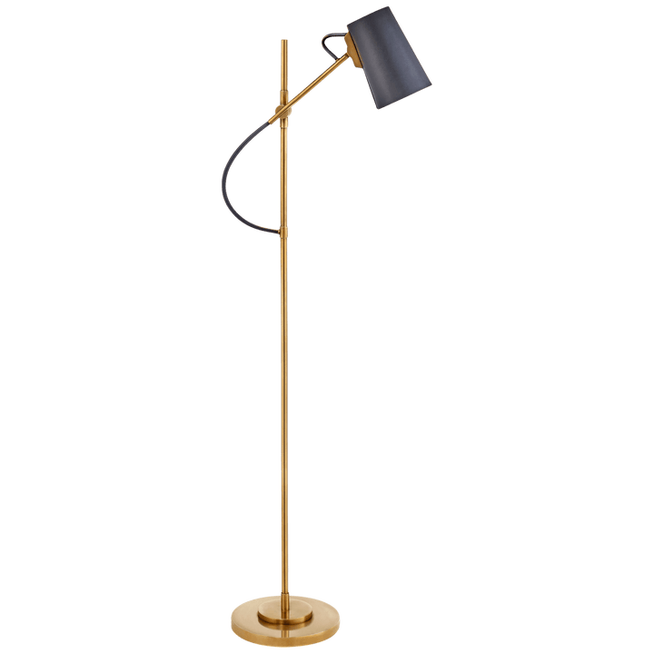Benton Adjustable Floor Lamp, a premium Functional light by Visual Comfort & Co. Close - up image of its design.
