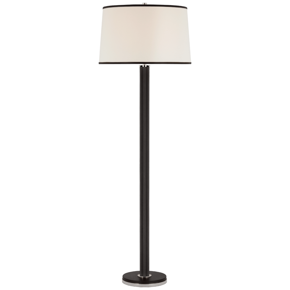 Riley Large Floor Lamp, a premium Decorative light by Visual Comfort & Co. Close - up image of its design.