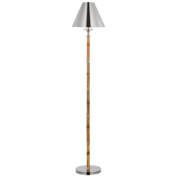 Dalfern Petite Reading Floor Lamp, a premium Decorative light by Visual Comfort & Co. Close - up image of its design.