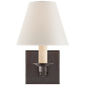 Evans Single Arm Sconce, a premium Decorative light by Visual Comfort & Co. Close - up image of its design.